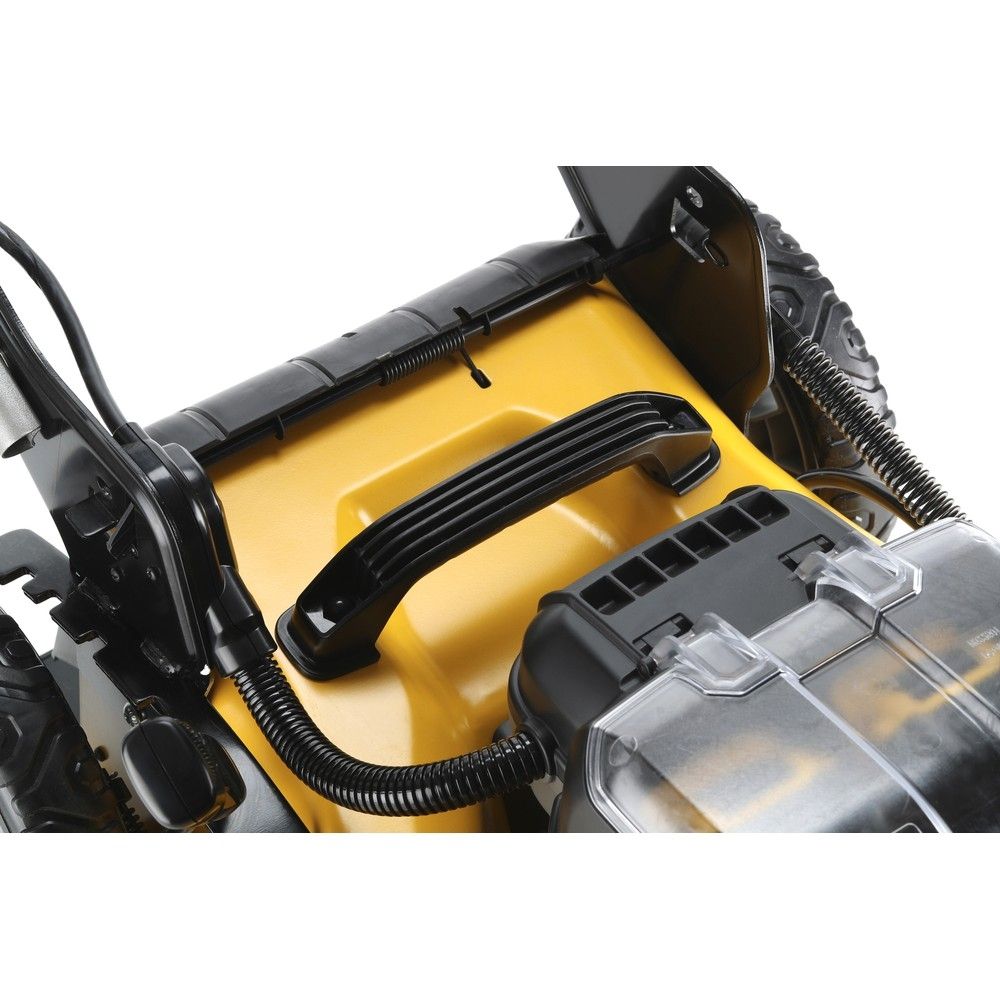Аккумуляторная газонокосилка DEWALT DCMW564P2, (36 В, 5.0 А·ч, 25-86 мм, 2 АКБ)