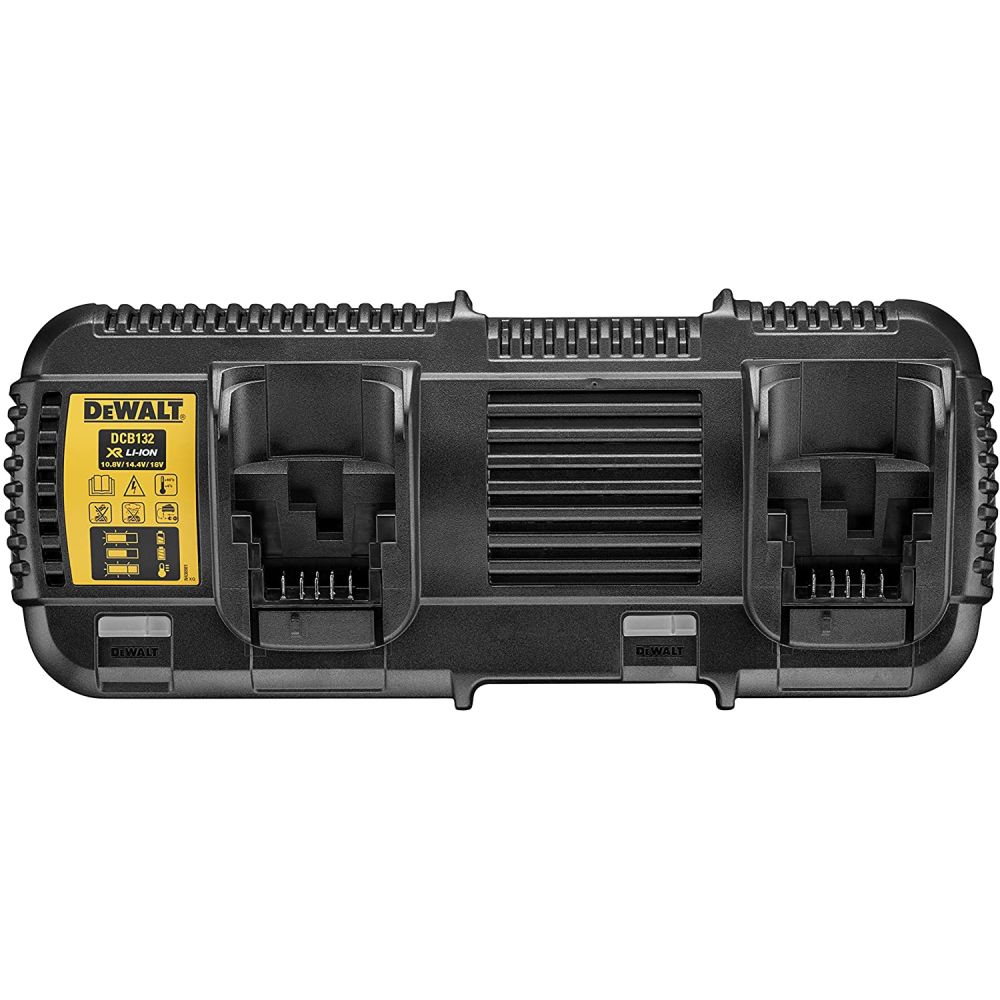 Набор DeWALT: универсальное зарядное устройство DCB132 + 2 батареи DCB546 6Ач, DCB132T2