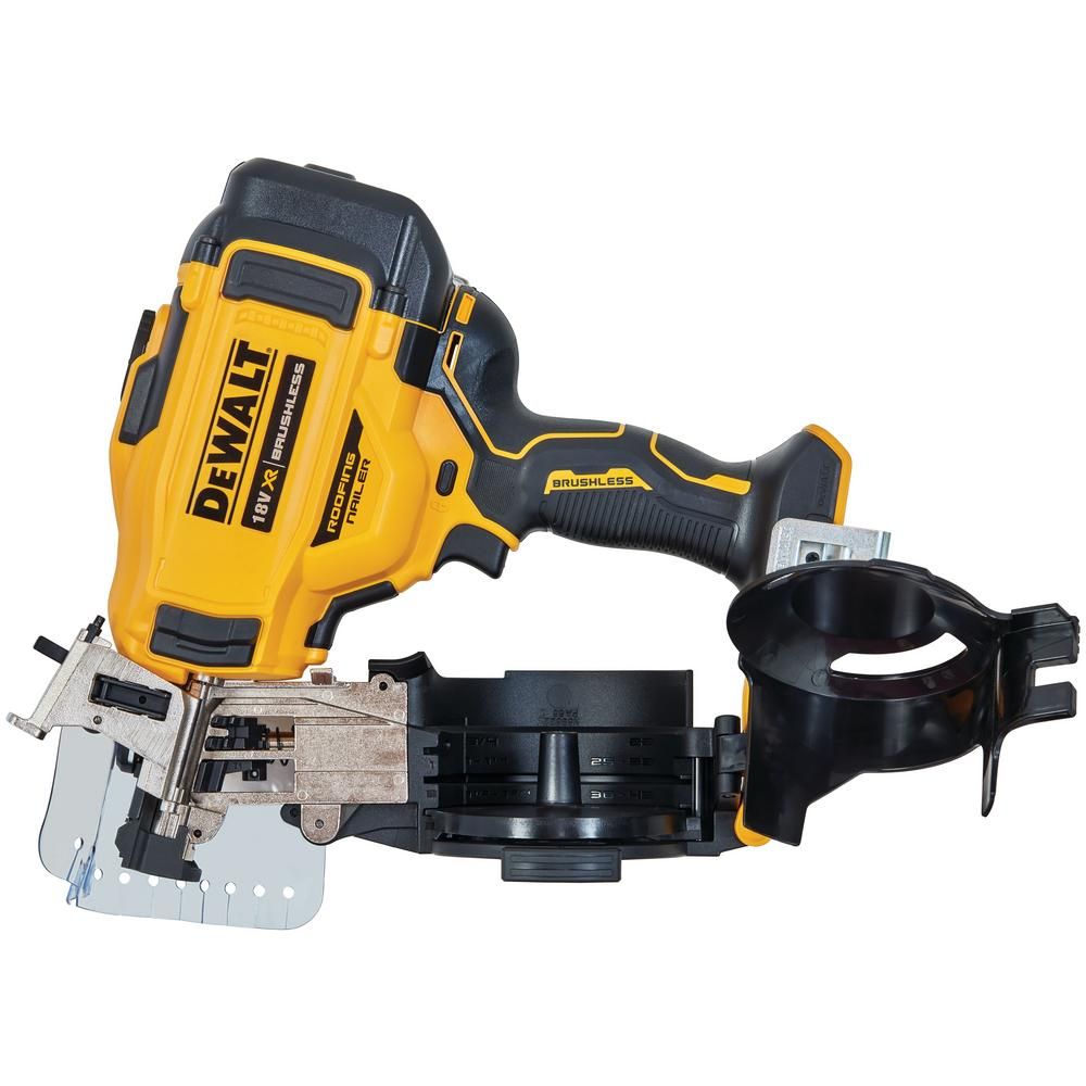 Аккумуляторный барабанный (кровельный) гвоздезабивной пистолет DEWALT DCN45RNN,18В