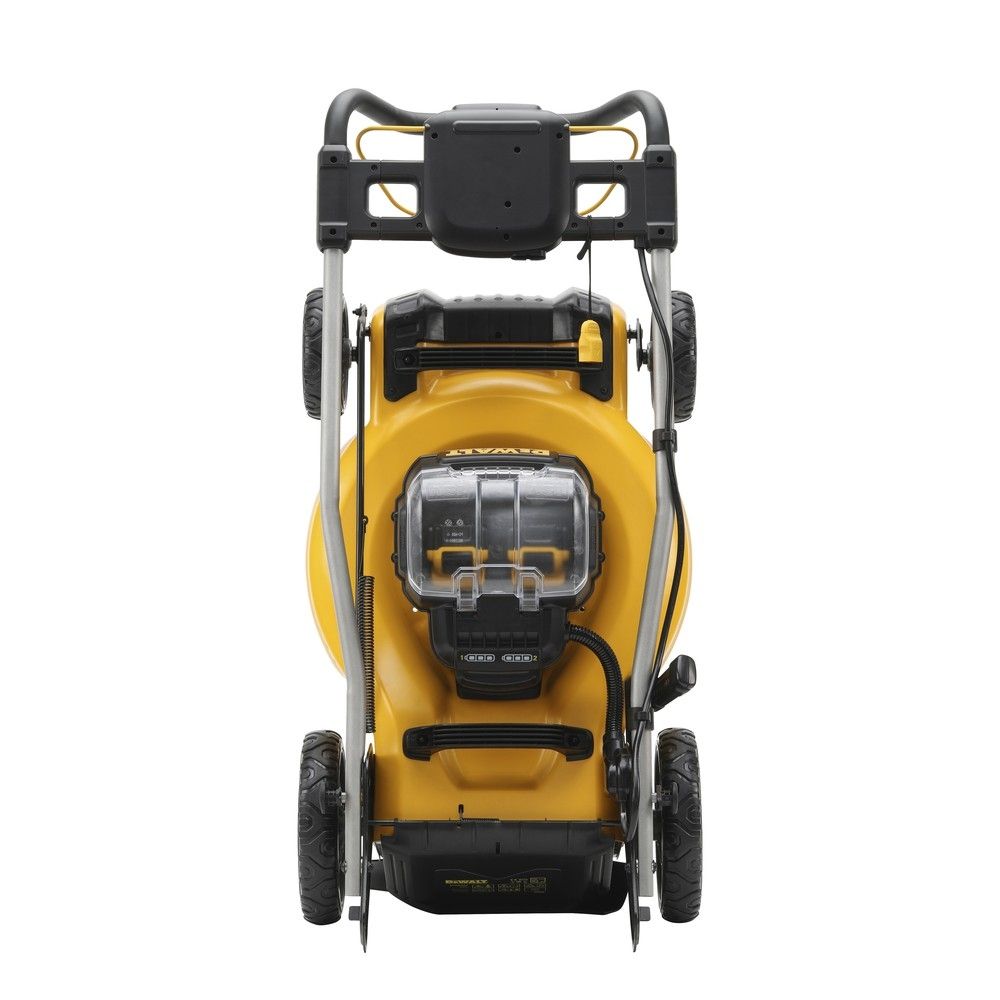 Аккумуляторная газонокосилка DEWALT DCMW564P2, (36 В, 5.0 А·ч, 25-86 мм, 2 АКБ)