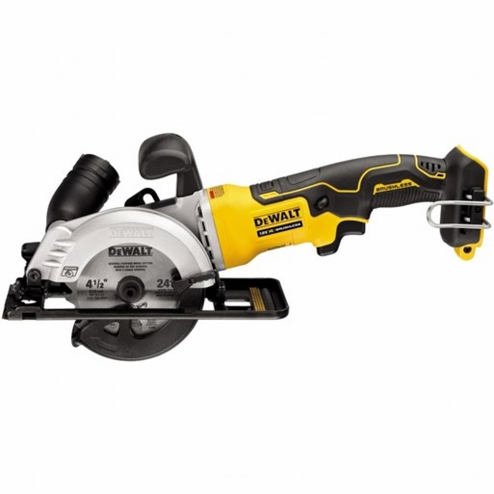 Аккумуляторная мини циркулярная (дисковая) ручная пила DEWALT DCS571N, 18 В, 115 мм