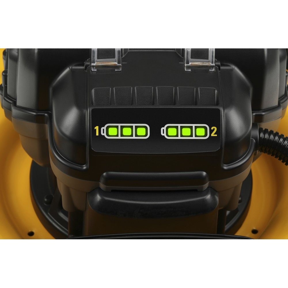 Аккумуляторная газонокосилка DEWALT DCMW564P2, (36 В, 5.0 А·ч, 25-86 мм, 2 АКБ)