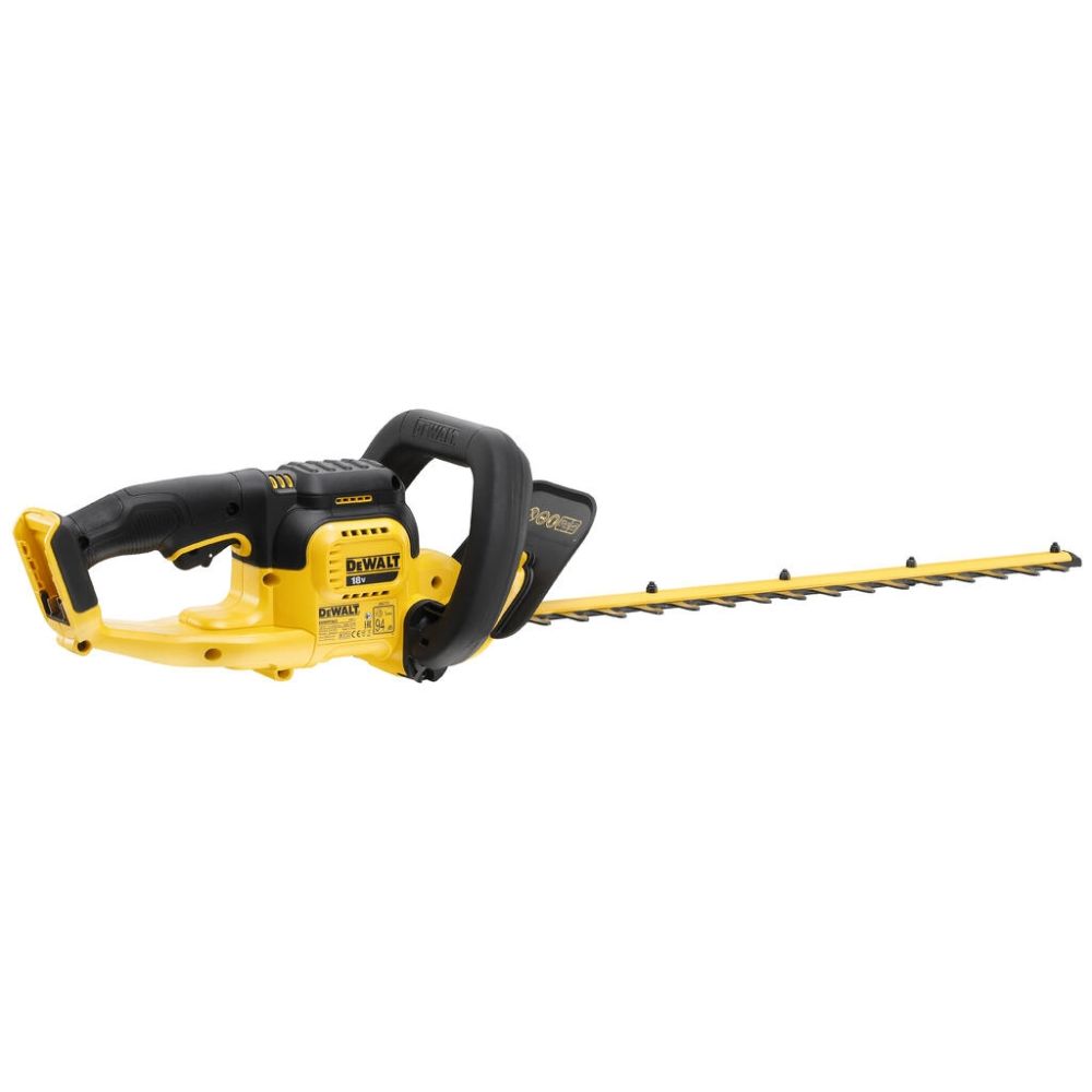 Аккумуляторный кусторез DEWALT DCMHT563N, 18В, нож 55см, шаг 25см, без АКБ и ЗУ (Демо)