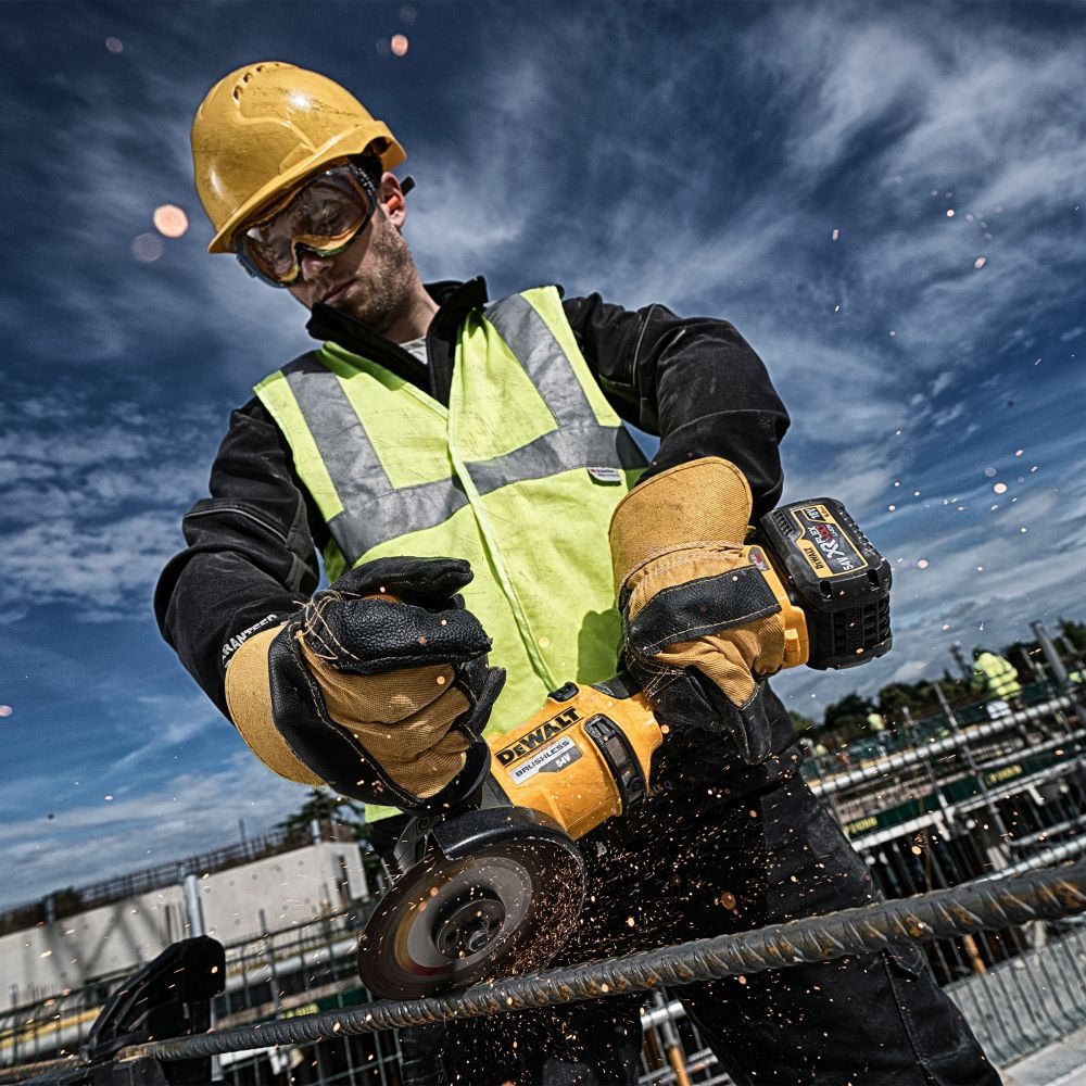 Аккумуляторная бесщеточная углошлифовальная машина DEWALT FLEXVOLT DCG414N, 54 В, XR, 125 мм